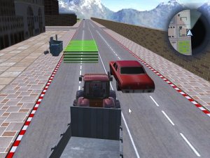 Tractor Driving Garbage Collect Online Arcade Game