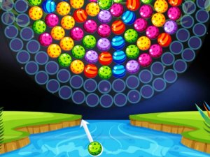 Bubble Shooter Wheel Puzzle Game Arcade Game