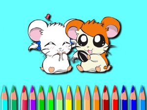 Hamster Coloring Book Online Coloring Game