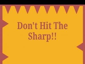 Dont Hit The Sharp Online Arcade Game