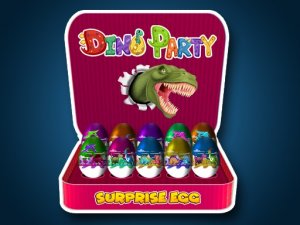 Surprise Egg Dino Party Online Arcade Game