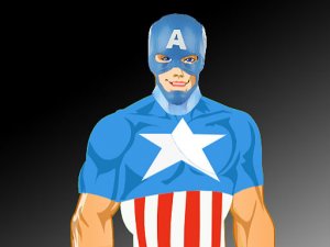 Captain America Dressup Online Dress-Up Game