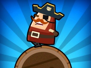Captain Pirate: Barrel Run Online Arcade Game
