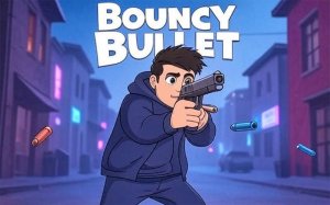 Bouncy Bullet: Physics Puzzle Precision Fighter Online Puzzle Game