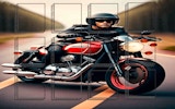 Motorcycles Photo Image Scramble Puzzle Game